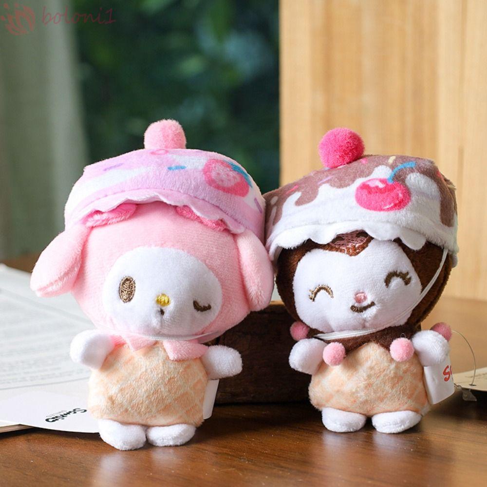 Móc Khóa Hình Cinnamoroll Nhồi Bông Mềm Mại Trang Trí Nội Thất Xe Hơi