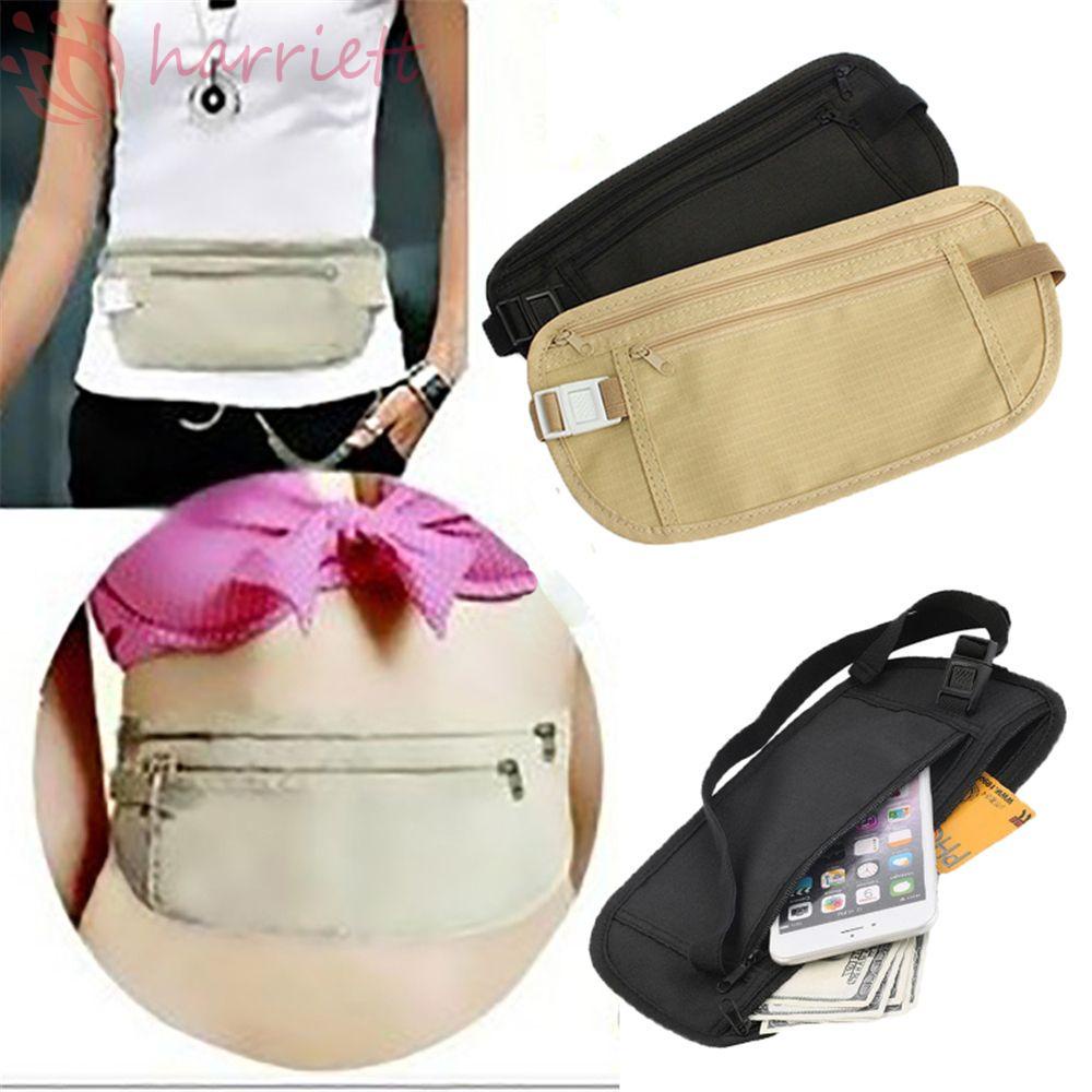 Túi Đeo Hông Đựng Điện Thoại Bằng Polyester Có Khóa Kéo Tiện Dụng Khi Chạy Bộ
