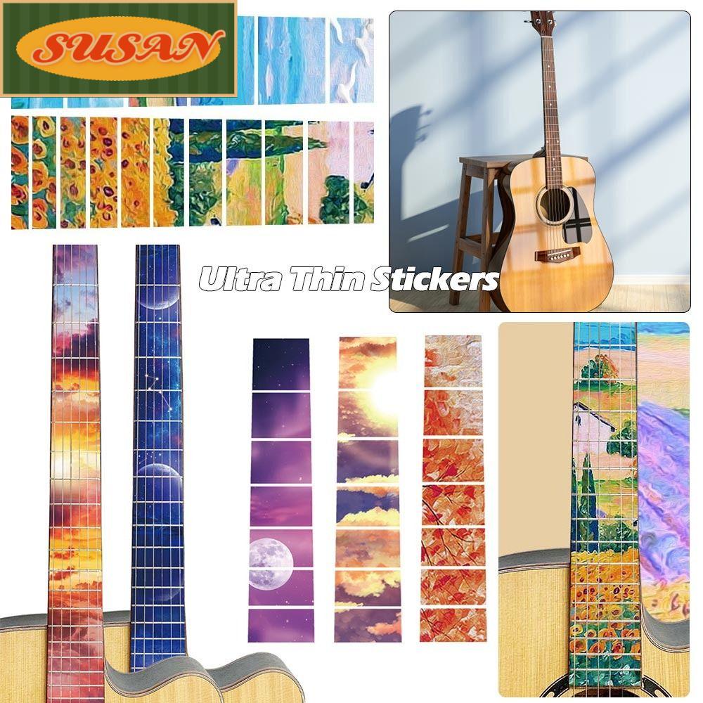 Miếng Dán Phím Đàn Guitar Điện Hình Chữ Thập Đẹp Mắt Chất Lượng Cao