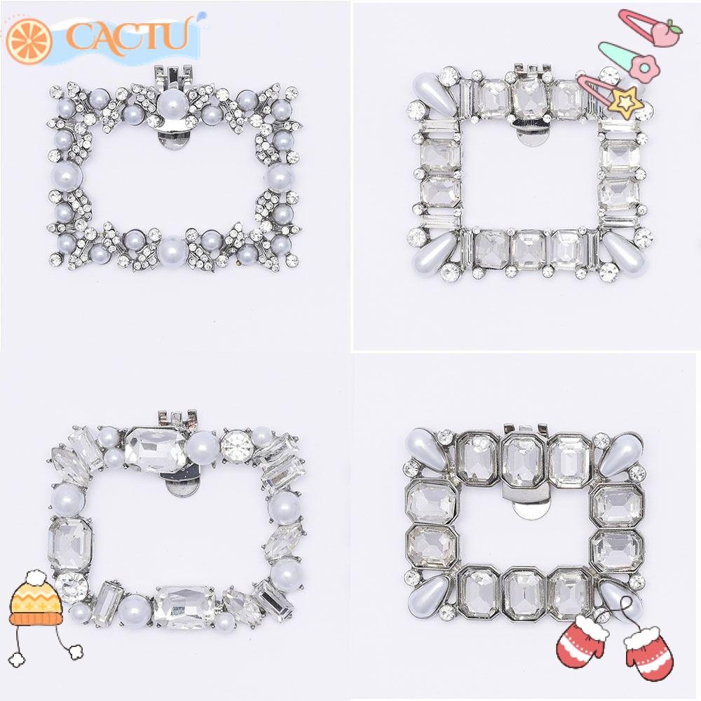 Bộ 2 Kẹp Gắn Giày Cao Gót Hình Vuông Tháo Rời Được Cho Cô Dâu