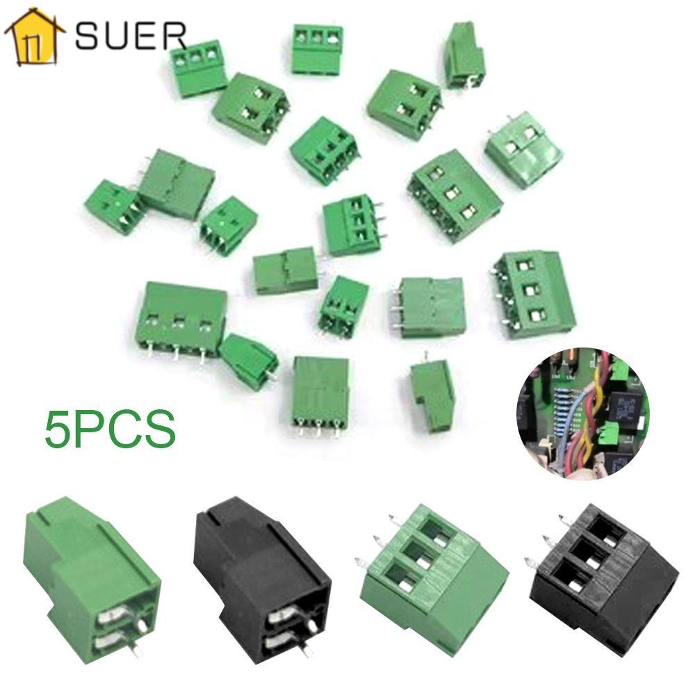 Set 5 Khối Nối Đầu Cuối PCB 2P 3P Chuyên Dụng 24-12AWG 2.5mm2