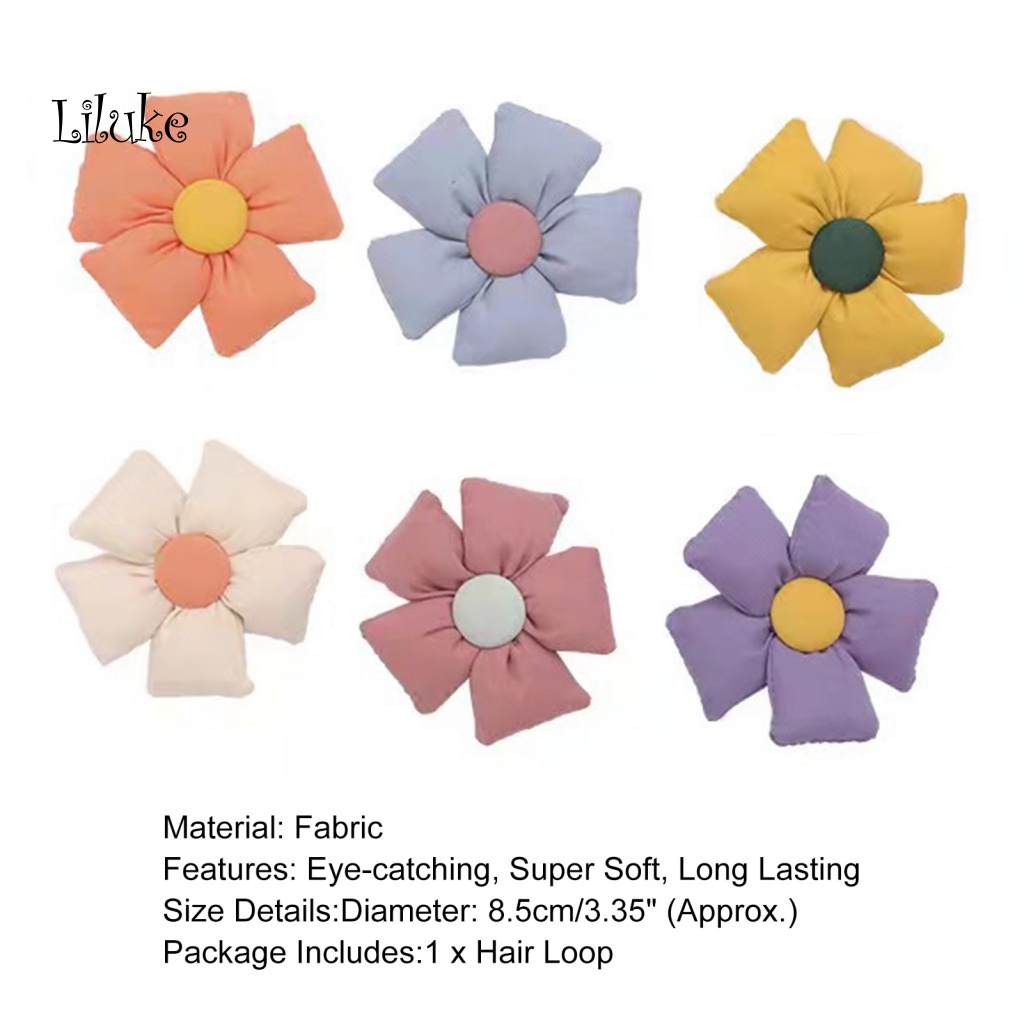 Dây Buộc Tóc Vải Mềm Co Giãn Xinh Xắn Cho Bé Gái