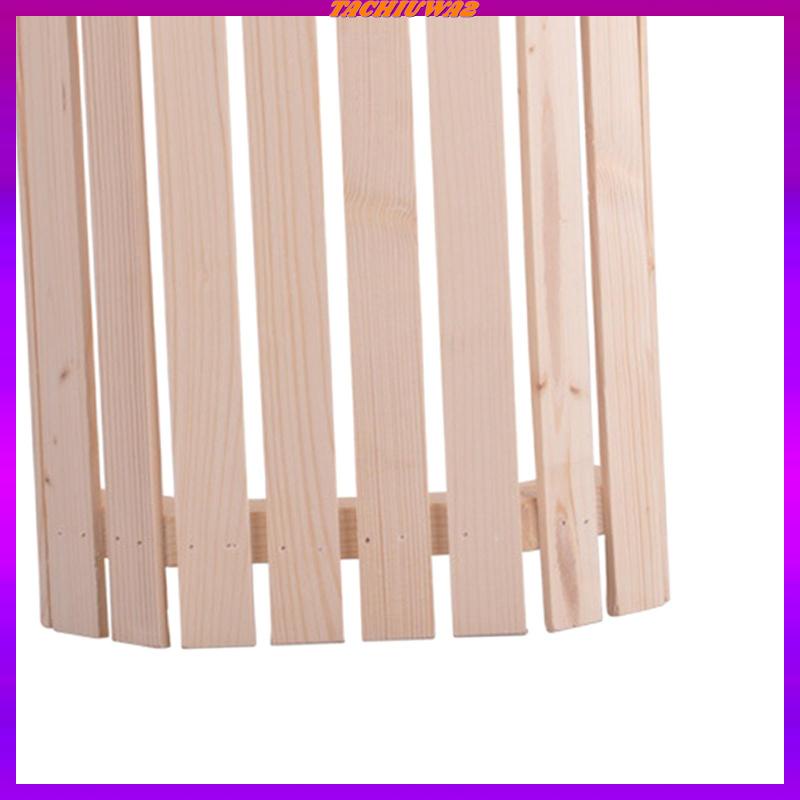 [Tachiuwa2] Chụp Đèn Bằng Gỗ Mộc Mạc Trang Trí Phòng Xông Hơi