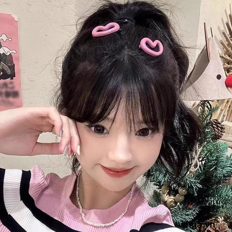 💌💌Kẹp Tóc Hình Trái Tim Nhiều Màu Sắc