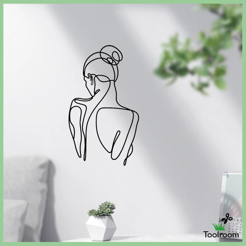 Miếng Dán Tường Trang Trí Nghệ Thuật Bằng Kim Loại Cho Phòng Tắm