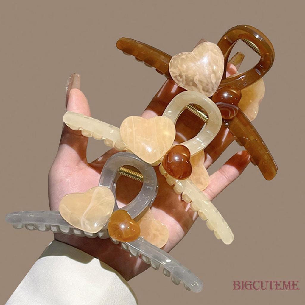 Kẹp Tóc Càng Cua Bằng Nhựa Chống Trượt Dày Dặn Cho Cô Dâu