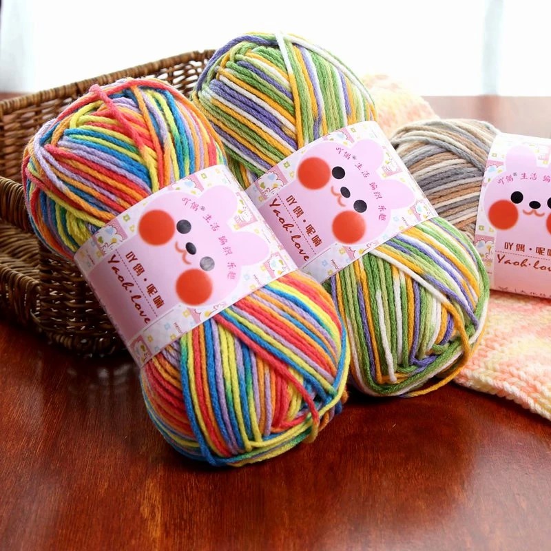 Len Yaoh Wool Love Bảng Màu Loang (cuộn 100gr)