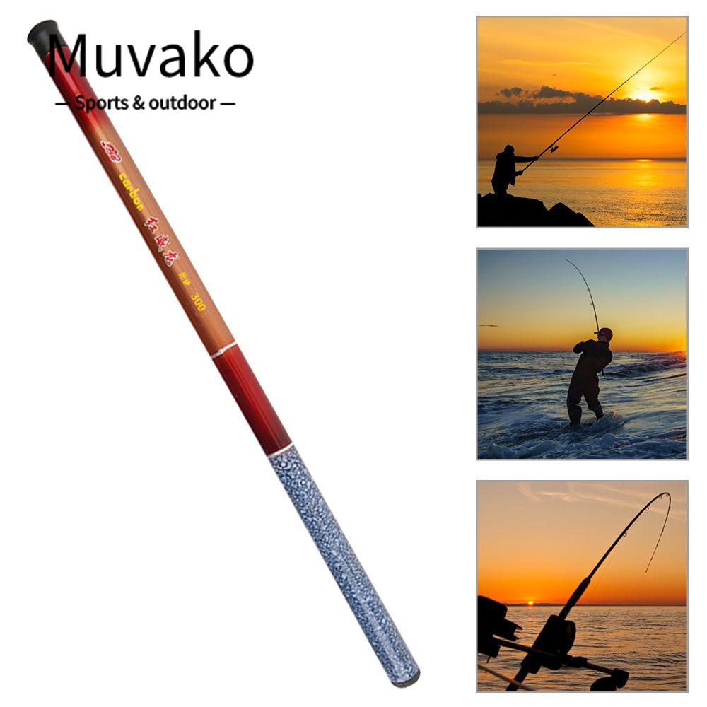 MUVAKO Cần Câu Cá Siêu Nhẹ Có Thể Thu Gọn Tiện Dụng Mang Theo Du Lịch