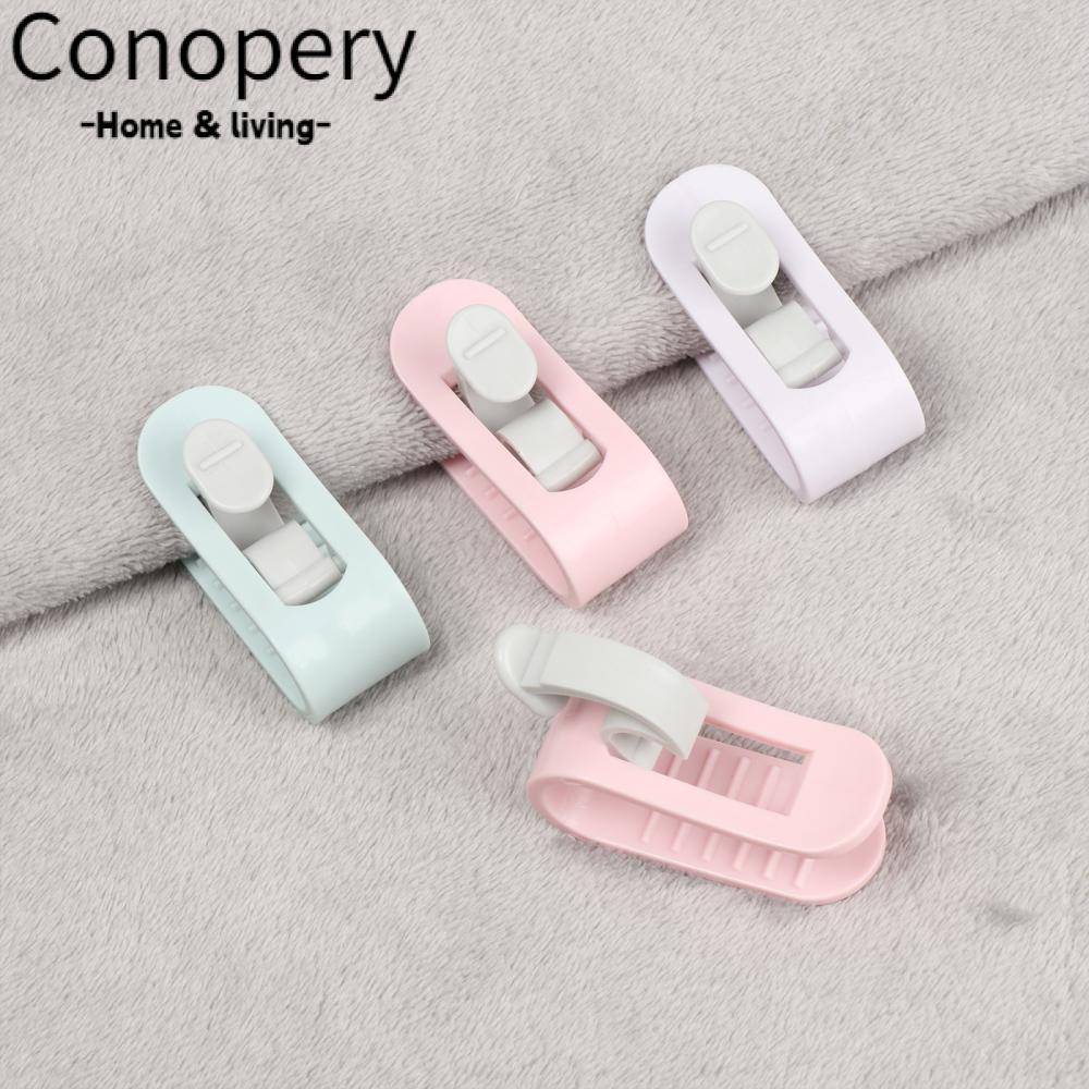 CONOPERYBộ 4 kẹp cố định ga trải giường  chống trượt tiện dụng