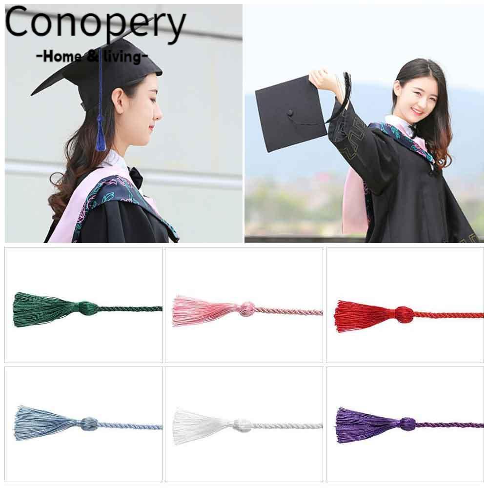 CONOPERY 1 Cuộn Dây Polyester Bện Thủ Công Làm Đạo Cụ Chụp Ảnh Lễ Tốt Nghiệp