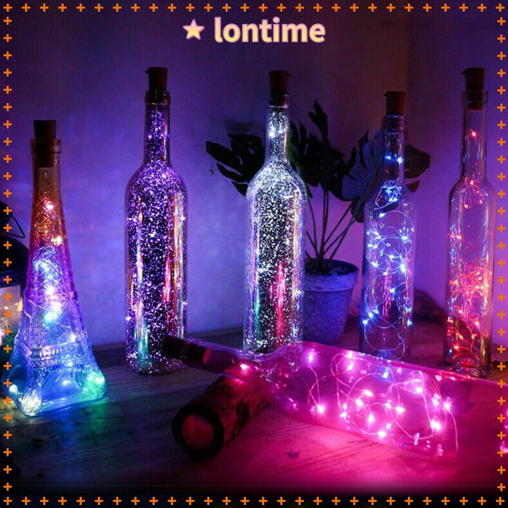 Dây Đèn Led Đa Năng Hình Nút Bần Dùng Trang Trí Chai Rượu Trong Lễ Hội