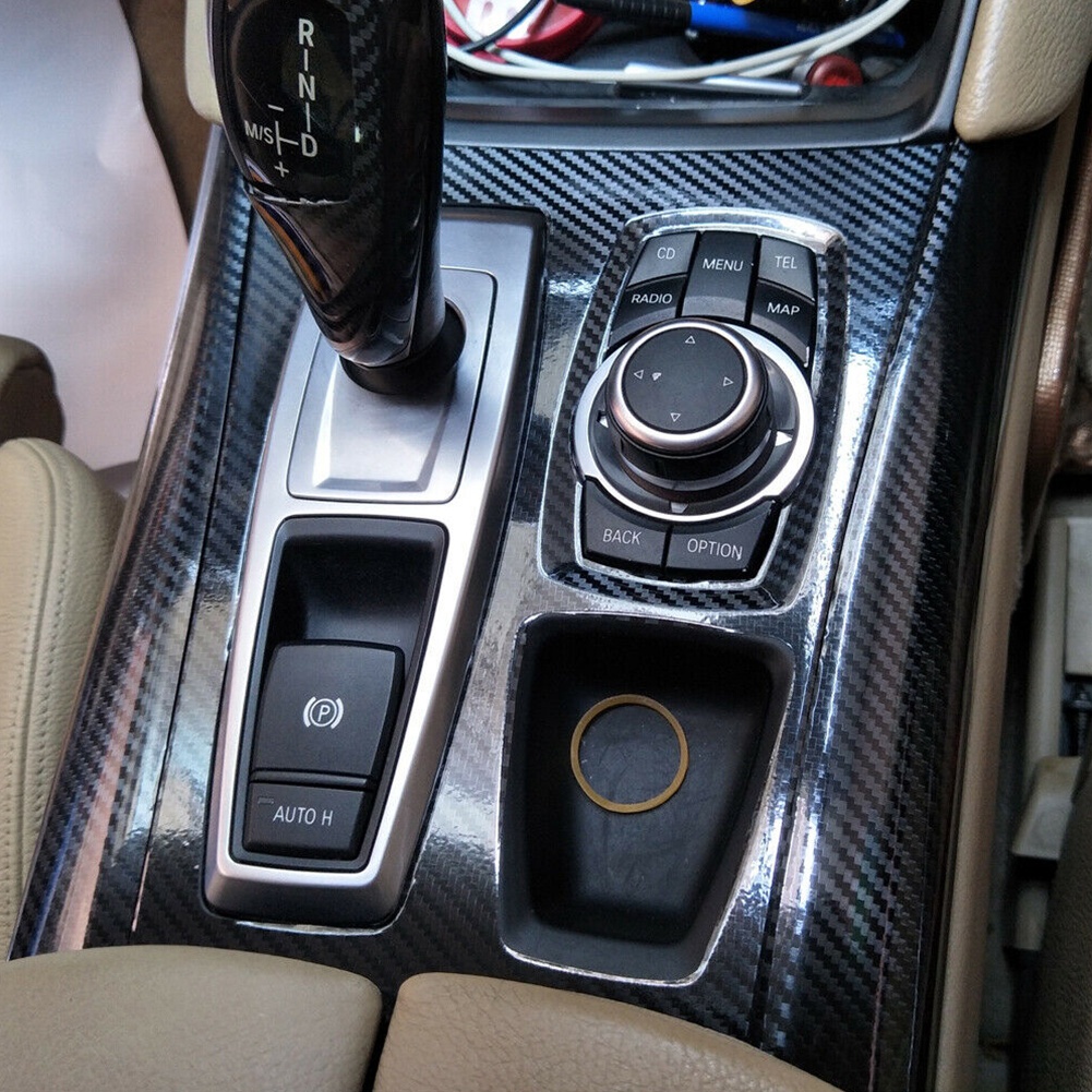 1 Bộ Sticker Sợi Carbon 3D Dán Trang Trí Nội Thất