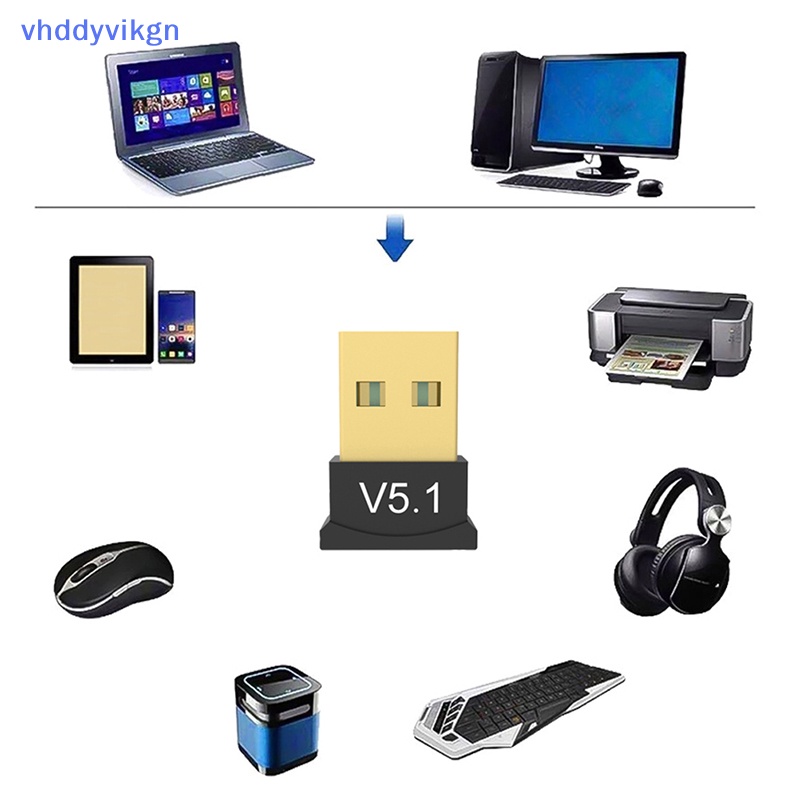 Usb Bluetooth 5.1 Nhận Tín Hiệu Không Dây Cho PC Laptop
