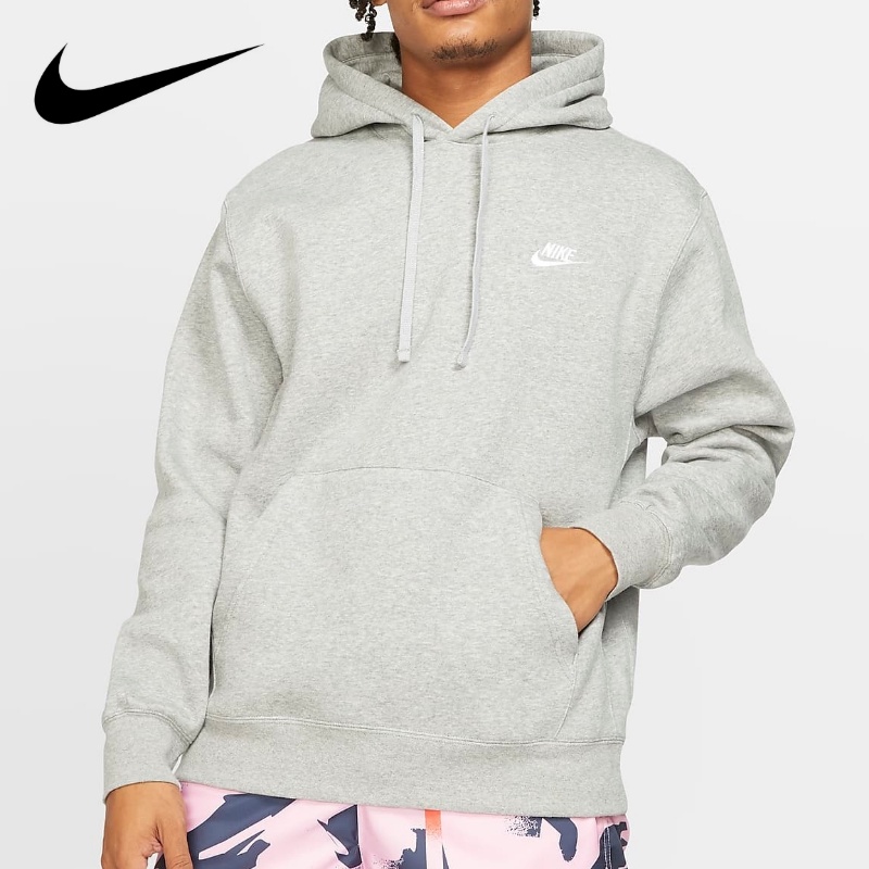 Áo Hoodie Thể Thao Nike 100% Dày Dặn Ấm Áp Thêu Họa Tiết Cổ Điển Cho Nam