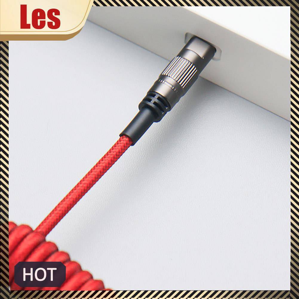 Dây Lò Xo Nối Dài 1.5m Chuyển Đổi Type C Sang USB