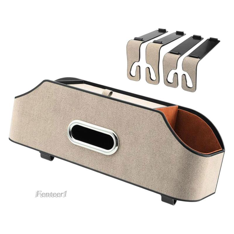 [Fenteer1] Giá Đỡ Cốc / Khăn Ăn Gắn Ghế Ngồi Xe Hơi Chống Mài Mòn Phong Cách