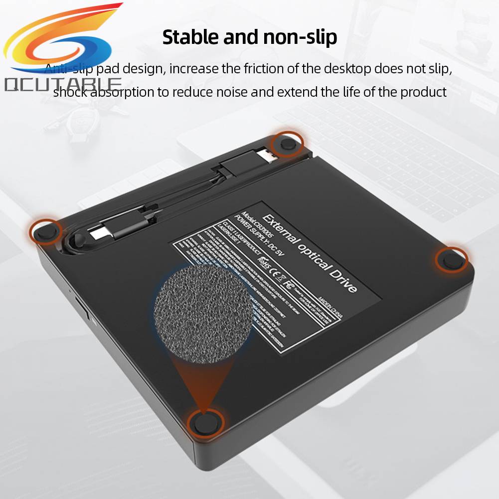 Ổ Đĩa USB 3.0 Và Type-C DVD RW CD Cho Laptop PC