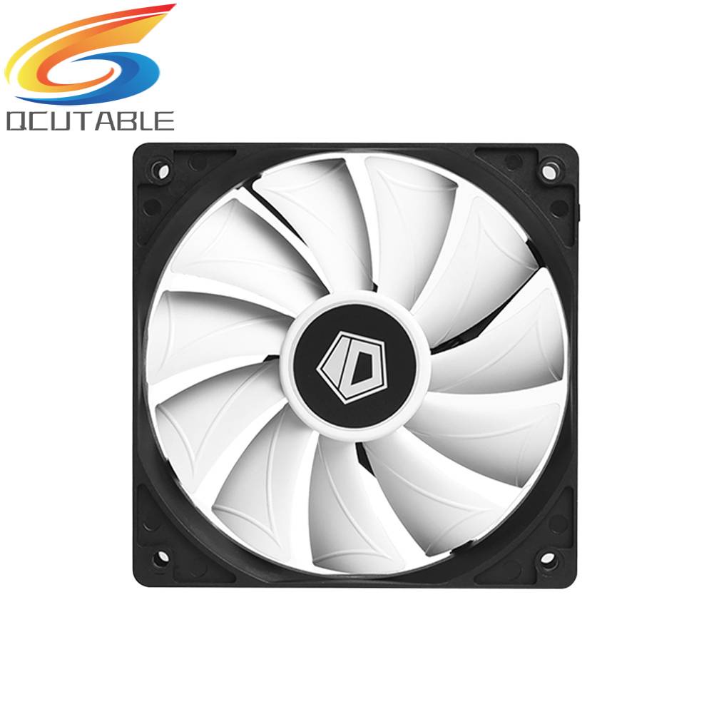 Quạt Tản Nhiệt Khung Đen Trắng XF-12025-SD-W PWM PC