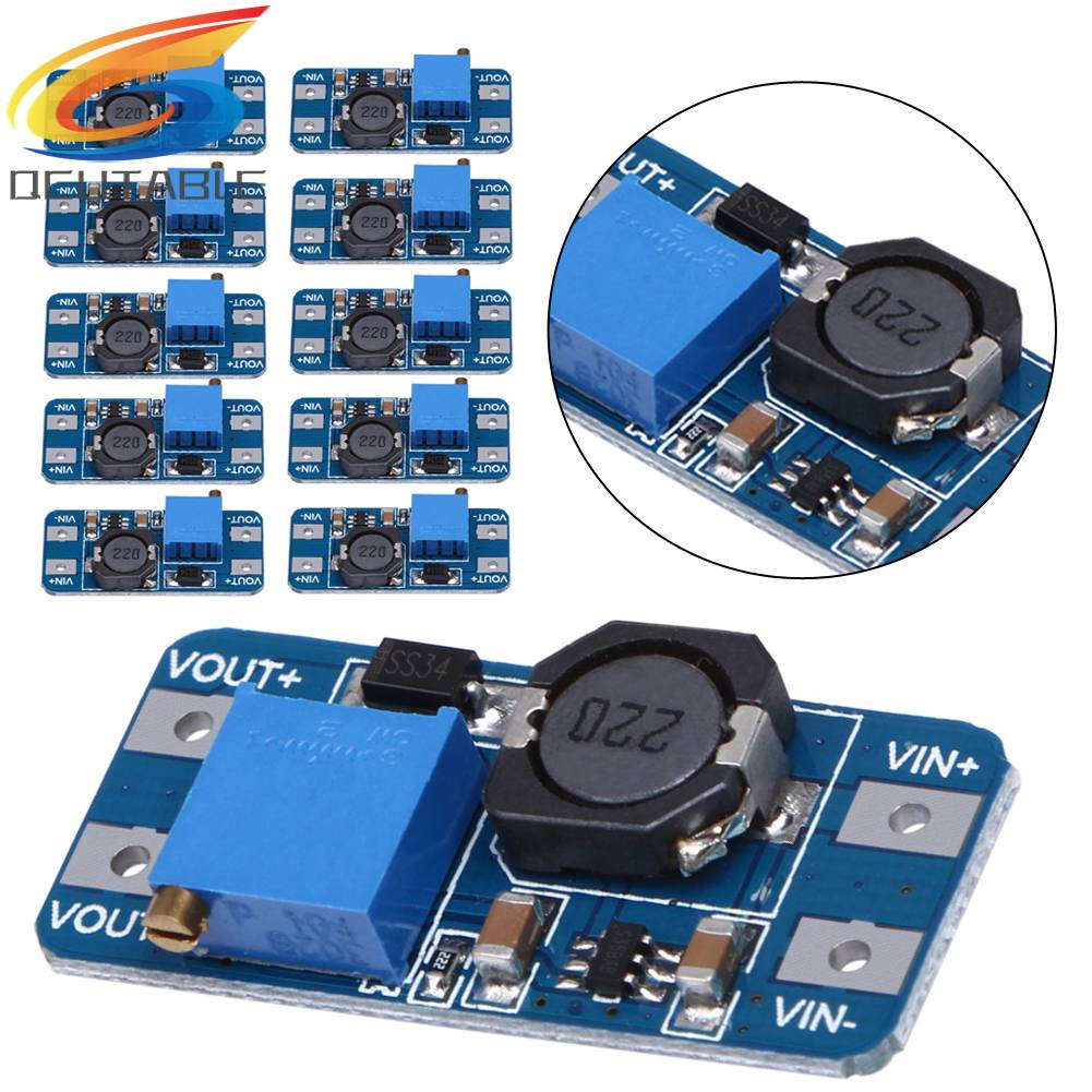 Set 10 Mô Đun Tăng Áp MT3608 2A DC-DC Chuyên Dụng Dành Cho Arduino