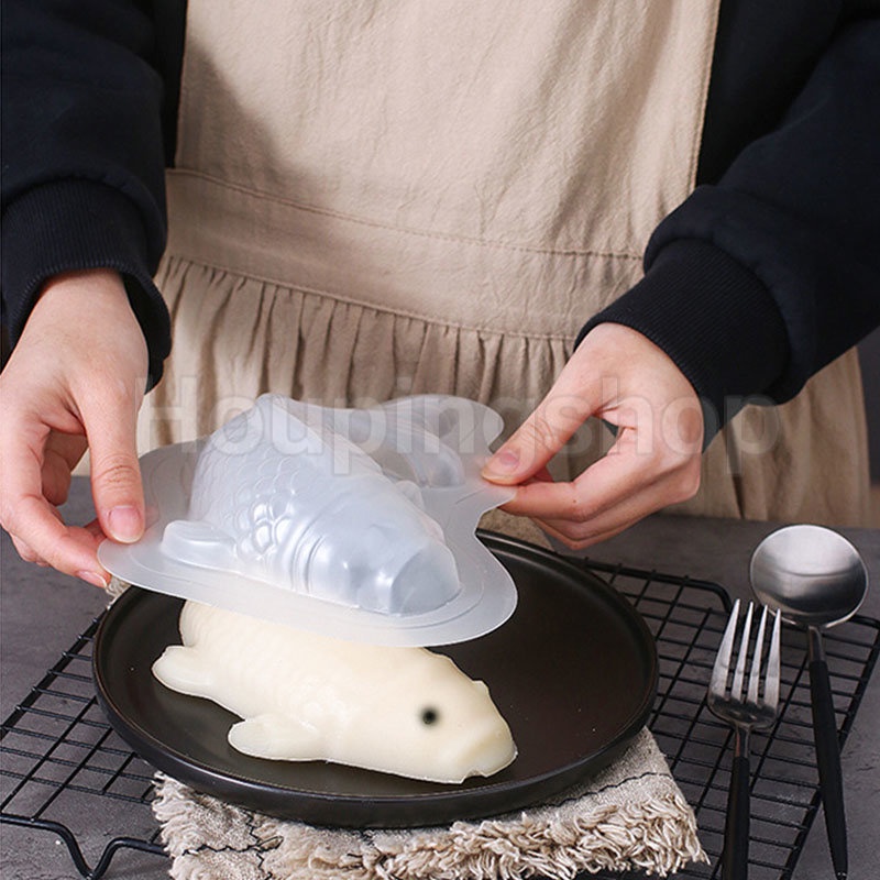 Khuôn Làm Bánh Hình Cá Koi 3D Độc Đáo