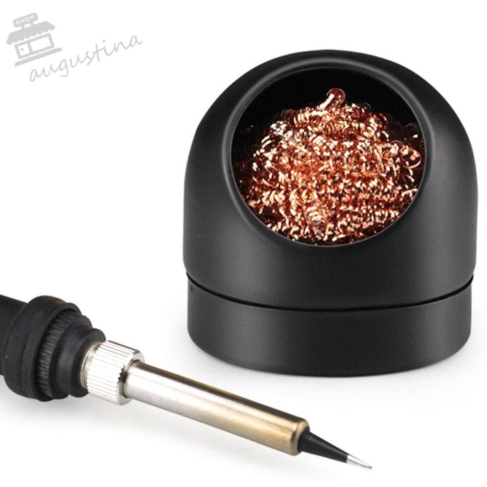 AUGUSTINA Dụng Cụ Làm Sạch Mũi Hàn Bằng Đồng Thau Có Giá Đỡ Dross