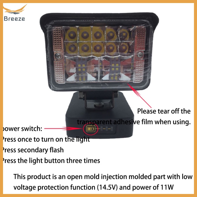 MAKITA Đèn Led Sử Dụng Pin Lithium 18v Bl Độ Sáng Cao Phù Hợp Cho Hoạt Động Ngoài Trời