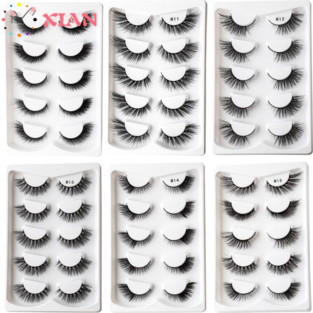 XIANTIN Lông Mi Giả 3D Dài Và Dày Cho Nữ