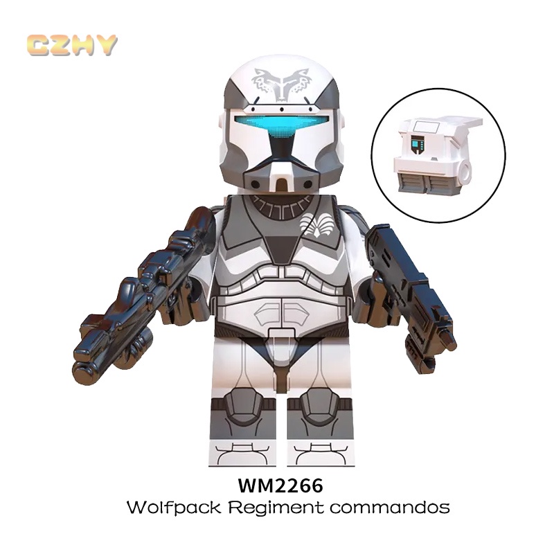 Mô Hình Lắp Ráp Nhân Vật Thuyền Trưởng Bộ Phim Star Wars Mini WM6128