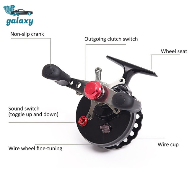 Máy Câu Cá galaxy Dws60 4 + 1bb 2.6: 1 65mm Chất Lượng Cao