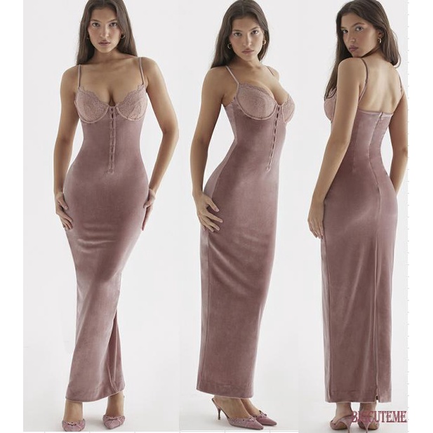 Đầm Hai Dây Dáng Dài Ôm Sát Thời Trang Mùa Hè Dành Cho Nữ