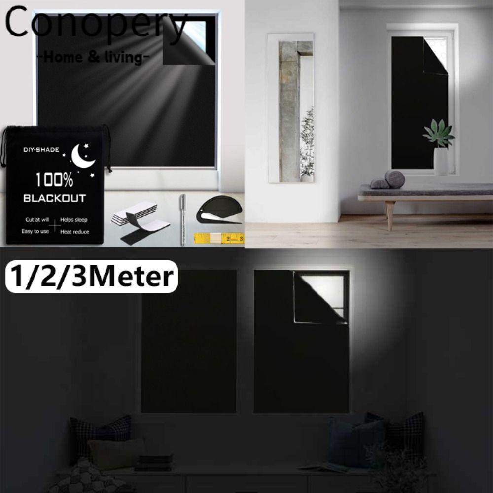 CONOPERY Rèm cửa sổ Chống Tia UV Cách Nhiệt Kích Thước 1-3M