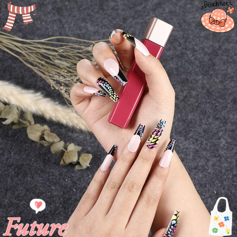 FUTURE Bộ Móng Tay Giả Che Phủ Toàn Diện Dùng Múa Ba Lê DIY