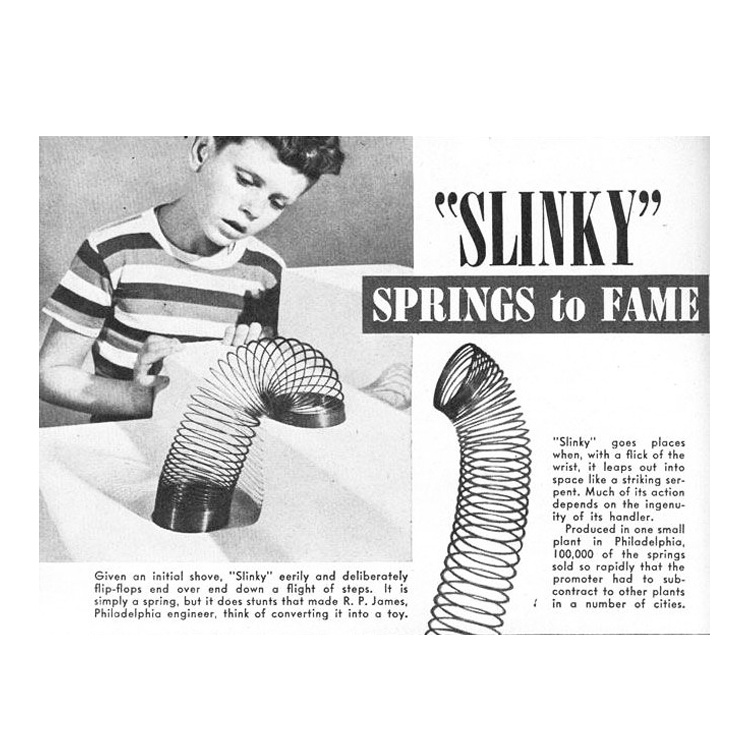 Đồ Chơi Vòng Tròn Cầu Vồng Bằng Kim Loại Slinky Slinky Làm Quà Tặng 6 Ngày Độc Đáo