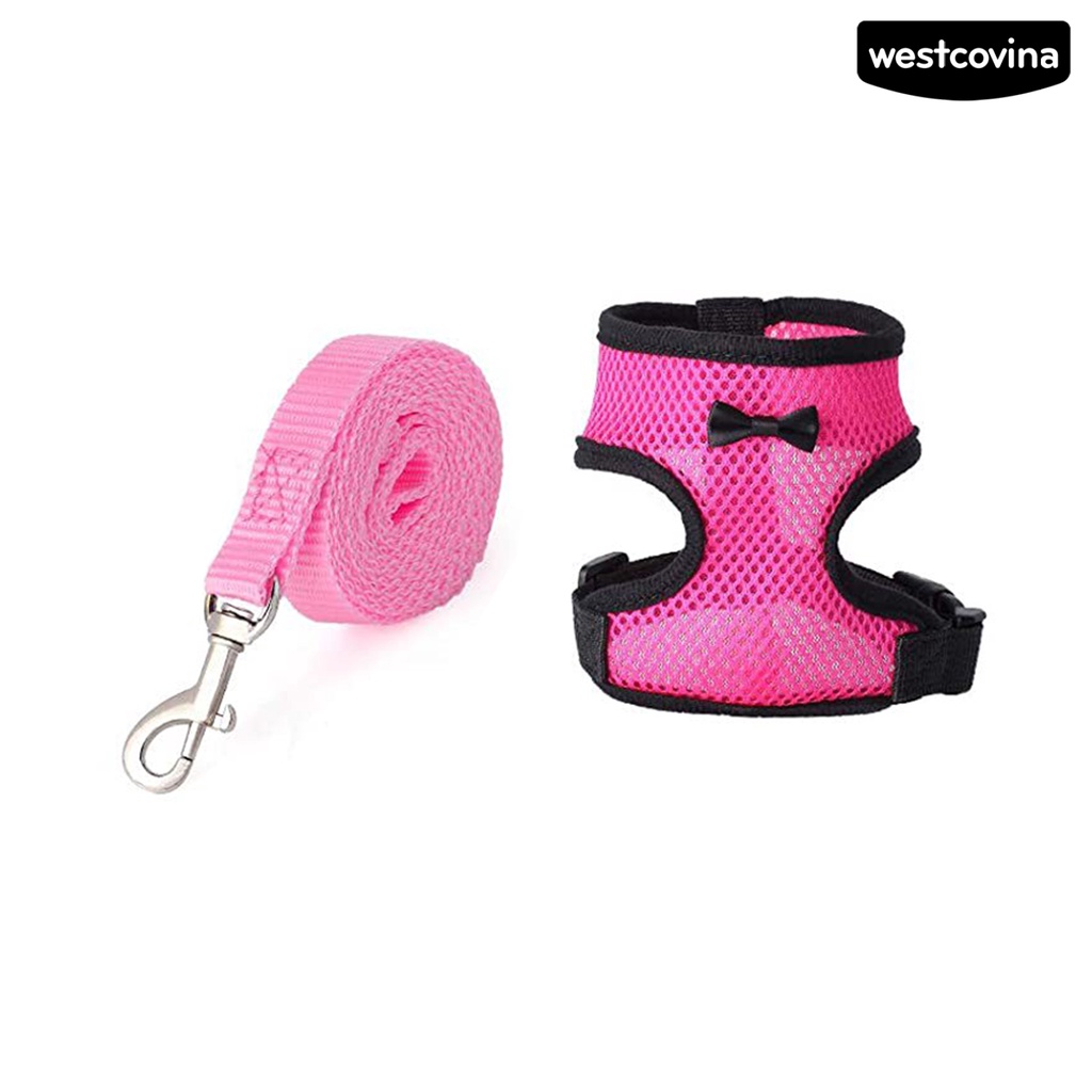 [COD]♞Áo Vest Lưới Thoáng Khí Có Kẹp Bằng Thép Không Gỉ Có Thể Điều Chỉnh Dành Cho Chó Mèo