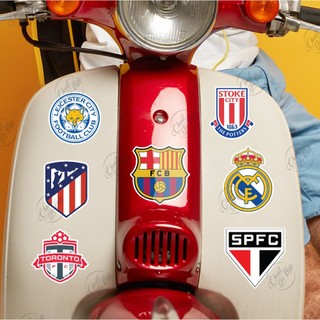 Combo 9/40 sticker logo CLB BÓNG ĐÁ nổi tiếng Manchester United Real Madrid Barcelona Chelsea Arsenal Liverpool FC