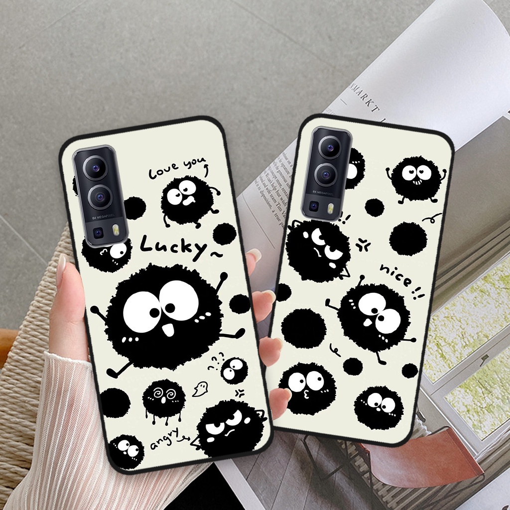 Ốp lưng Vivo Y72 5G / Y72 hình quái vật nhỏ bồ hóng