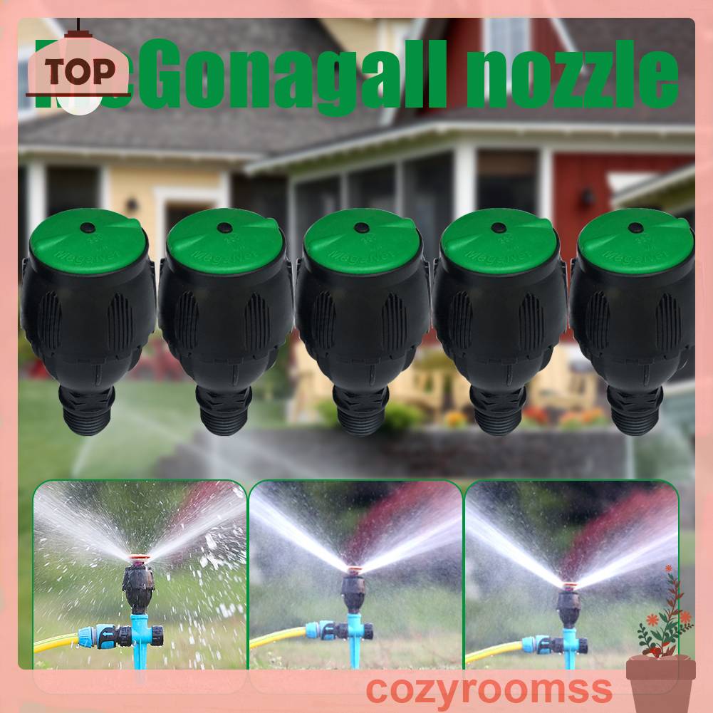 Set 5 Vòi Phun Nước Tưới Vườn Xoay 360 Độ Tiện Dụng