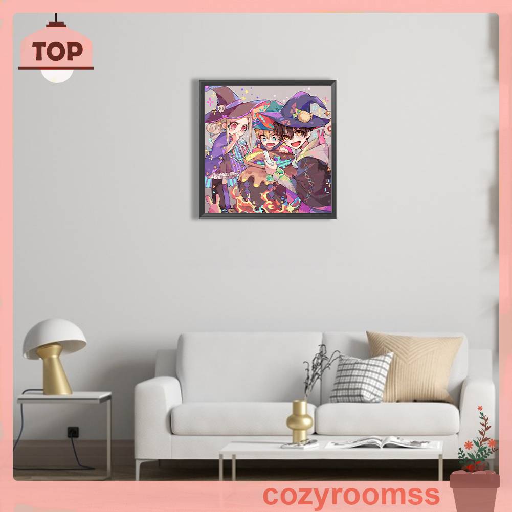 Bộ Tranh Đính Đá 5D Họa Tiết Nghệ Thuật Độc Đáo DIY Dùng Trang Trí Nhà Cửa