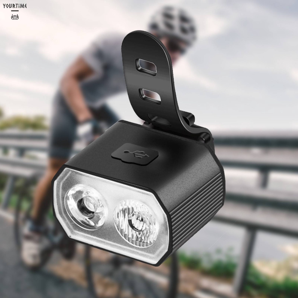 Set 2 Đèn Led Gắn Đuôi Xe Đạp Có Thể Sạc Lại Bằng Cổng USB