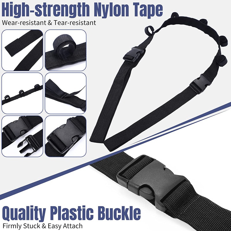 Set 4 Dây Đai Nylon Giữ Cần Câu Cá Trên Nóc Xe Hơi Có Thể Điều Chỉnh