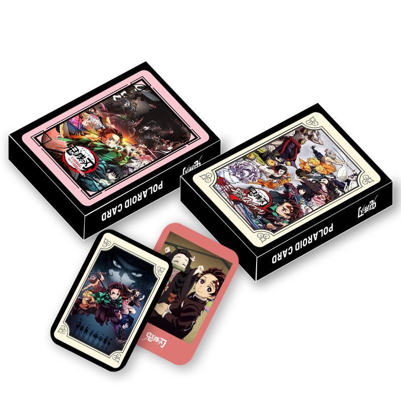 Hộp 30 Ảnh Thẻ Lomo Hai Mặt Hình Demon Slayer Polaroid