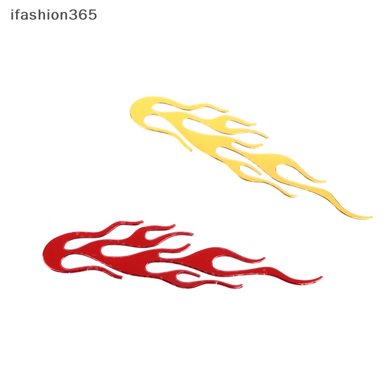 Decal Vinyl Phản Quang Họa Tiết Ngọn Lửa 3d 20 * 4CM Trang Trí Xe Hơi Xe Máy