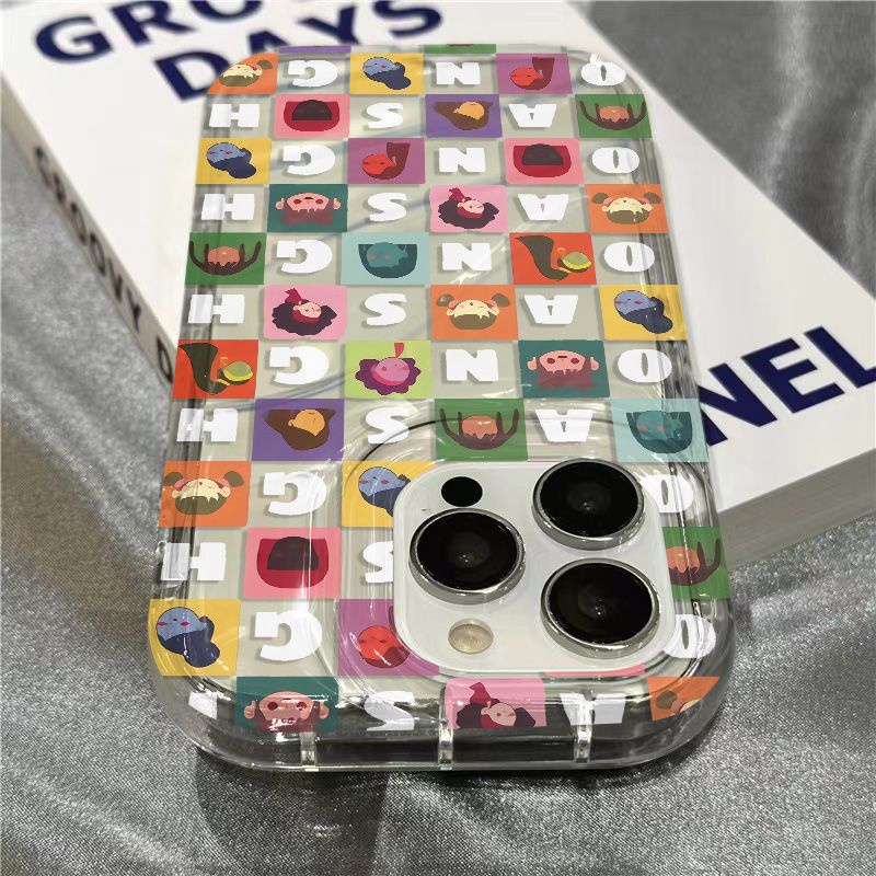 Ốp Điện Thoại Mềm Trong Suốt In Hình Chân Dung Và Chữ Dễ Thương Cho Iphone 14Promax 1312 / 11 7 / 8plus xr / sins 2ECQ