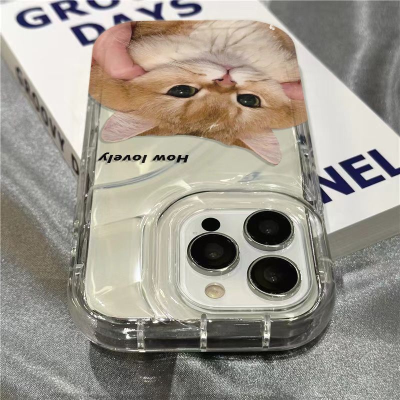 Ốp Điện Thoại Mềm Trong Suốt In Hình Mèo Dễ Thương 1312 / Pinch Cho Iphone14Promax8 / 117 / 1312 / Pinch