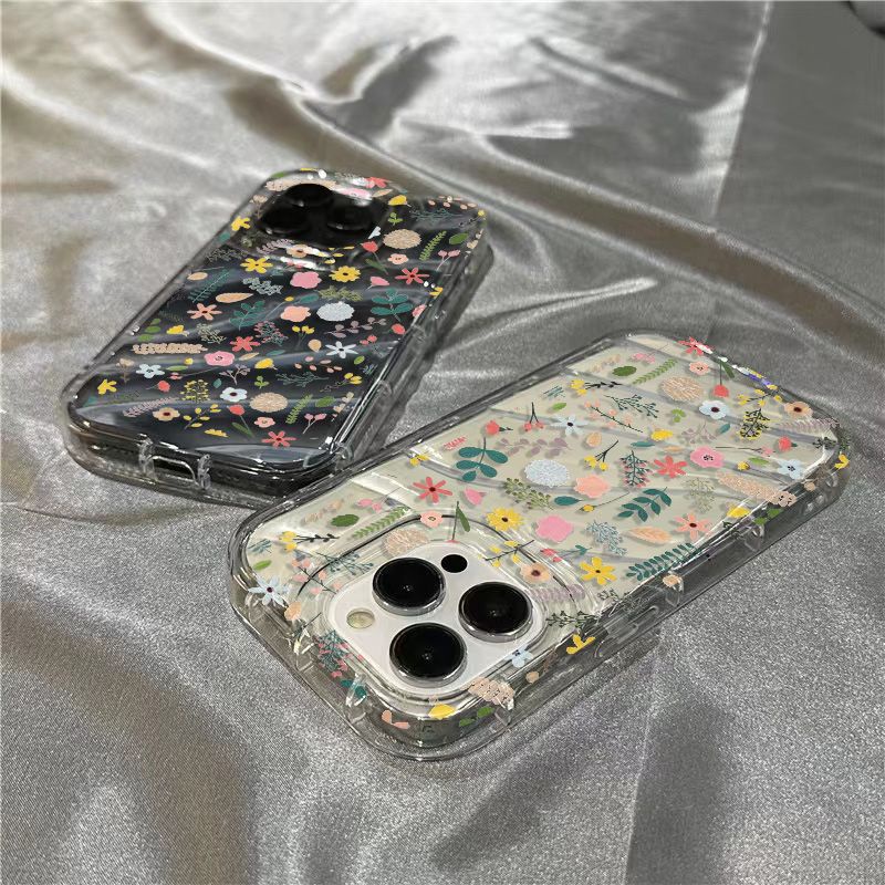 Ốp Điện Thoại Dẻo Trong Suốt Họa Tiết Hoa Xinh Xắn Cho Iphone14Promax11 71312Sinsiphone14 / xr / 8 HDST
