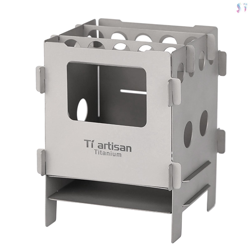 Bếp Lò Titan Gấp Gọn Bỏ Túi Tiện Dụng Cho Hoạt Động Ngoài Trời