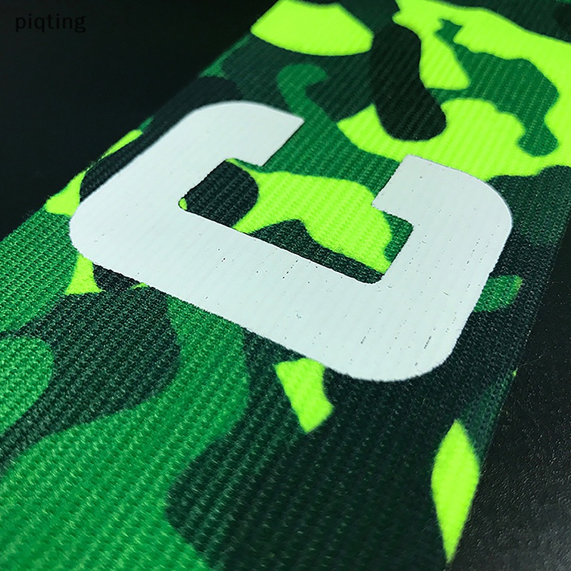 Piqt Băng Đeo Cánh Tay Nylon Họa Tiết Rằn Ri / Đội Trưởng Bóng Đá Chuyên Nghiệp Có Thể Điều Chỉnh EN