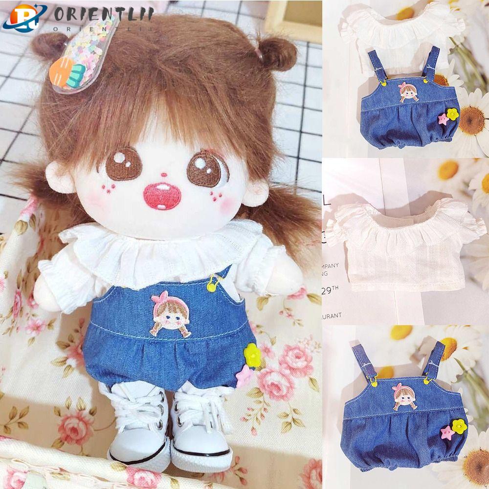 ORIENTLII 1 Bộ Quần Áo Cho Búp Bê 20cm Tỉ Lệ 1 / 12