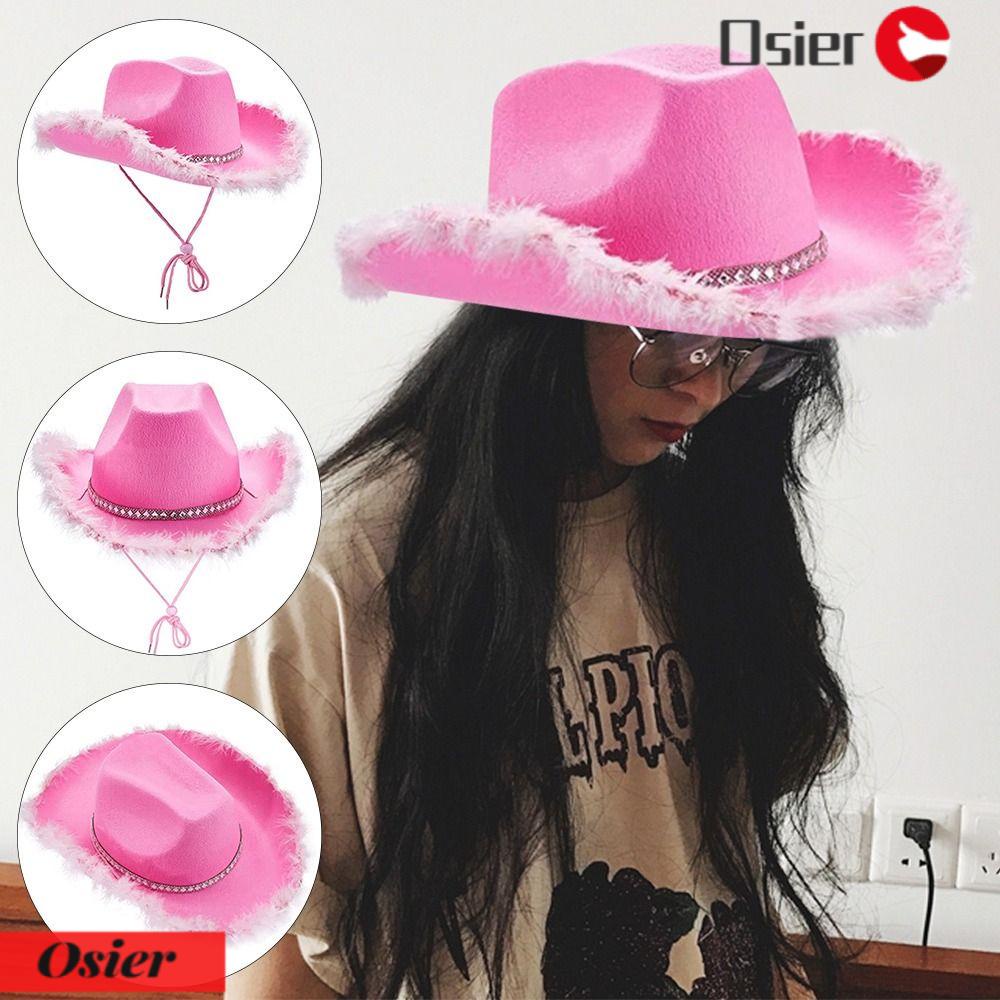 OSIER1 Mũ Lông Vũ Dễ Phối Đồ Thời Trang