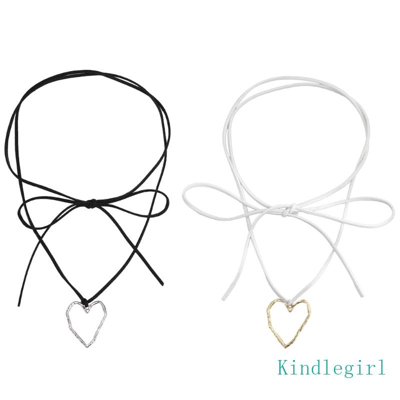 Vòng Cổ Choker Mặt Trái Tim Thanh Lịch